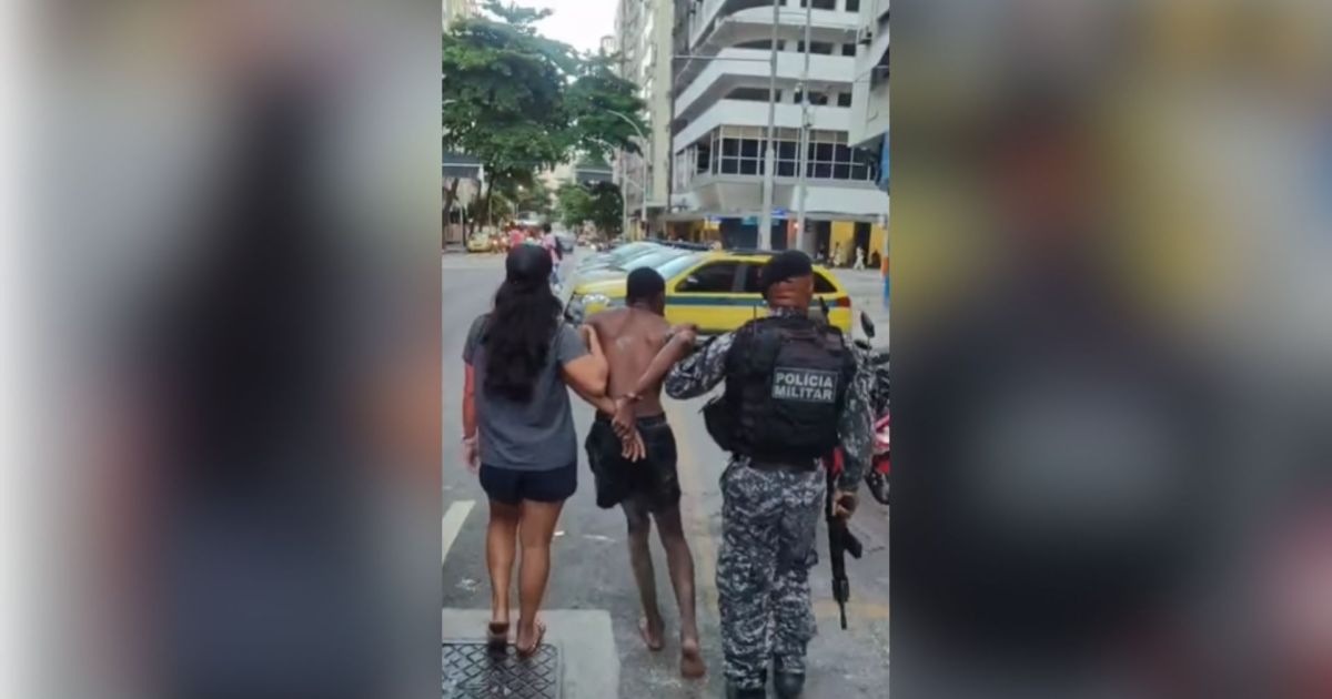 PM prende suspeito com 22 passagens por roubo de celulares em Ipanema